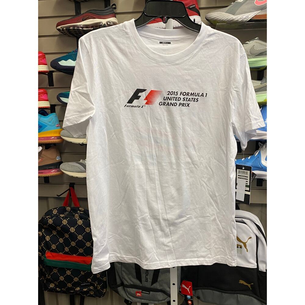 Official Formula 1 Grand Prix 2015 White T-Shirt Men's Large New with Tag!
